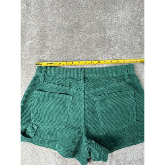 Indigo Rising Green Corderoy Shorts Size 9/29 - Picture 11 of 12